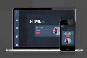 个人主页 个人博客简介单页面HTML5  推广 软件下载 着陆页 落地页 引导页