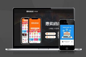 购物 商城 小商品 APP下载页 宣传页 着陆页 落地页 引导页