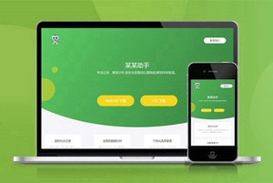 主页展示 双端下载 APP下载页 宣传页 着陆页 落地页 引导页