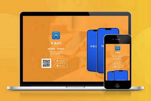 自适应app应用程序功能介绍网站通用宣传页 着陆页 落地页 引导页