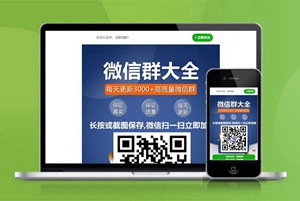 微信群 行业群 宣传页 着陆页 落地页 引导页