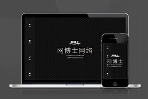 酷黑 酷炫个人博客简介单页面HTML5 推广 软件下载 着陆页 落地页 引导页