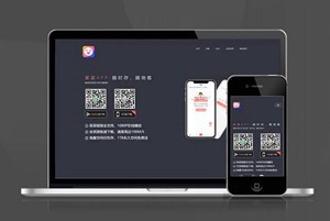 网盘 存储 共享 自适应 app下载 推广 软件下载 着陆页 落地页 引导页